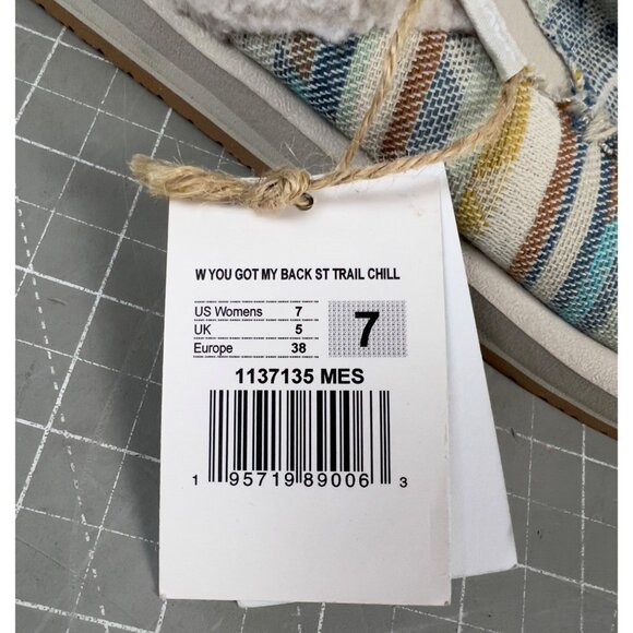 Sanuk Womens Hemp Soft Top Trail Chill Slip-On Shoes Sz. 7 - Picture 4 of 7